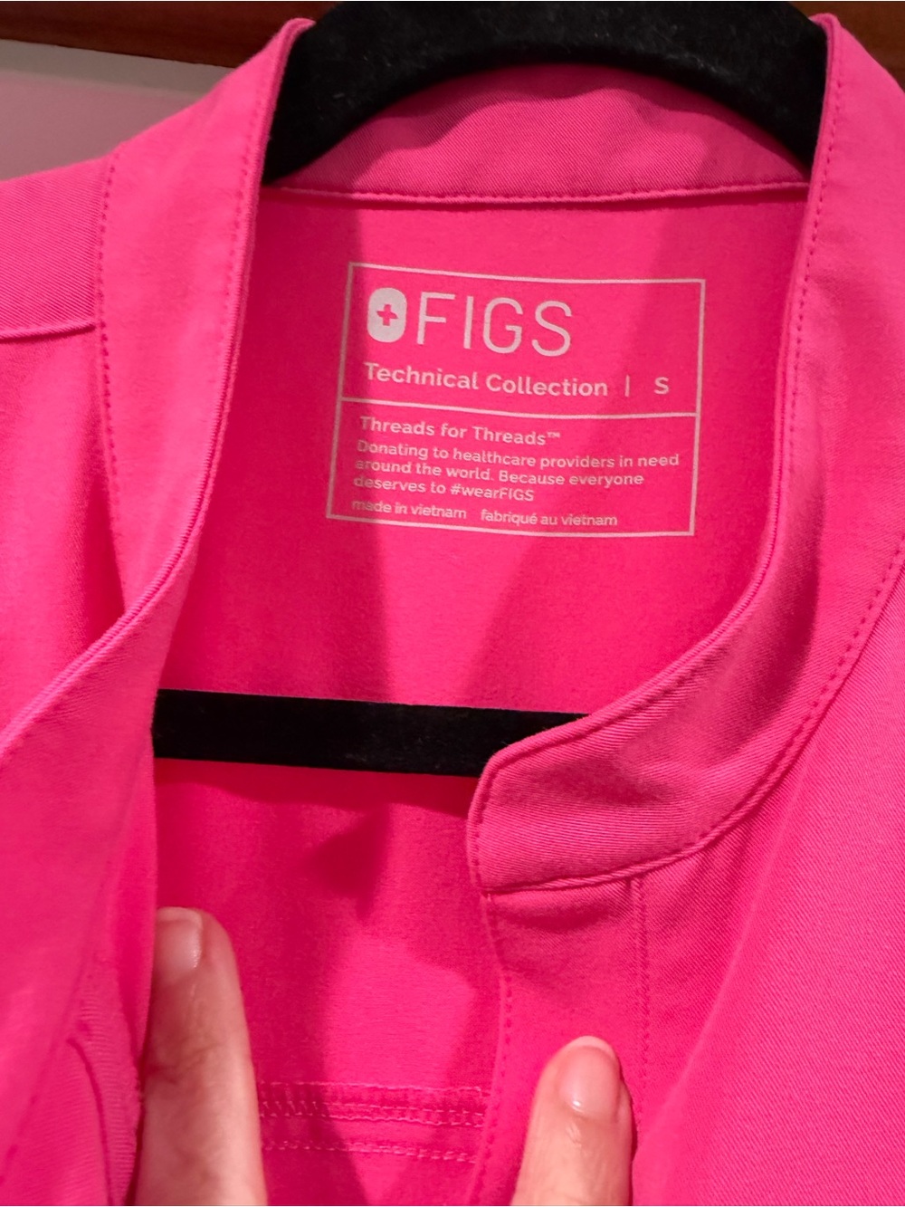 Figs Rapid Response Pink Wide Leg Jumpsuit - Picture 2 of 2